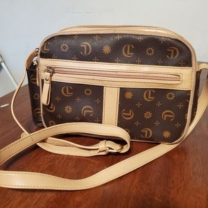 Carryland Brown And Beige crossbody purse